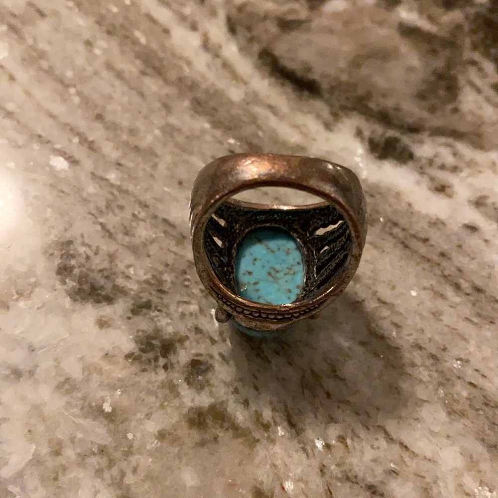 Stunning Lapis / Turquoise Ring - image 3